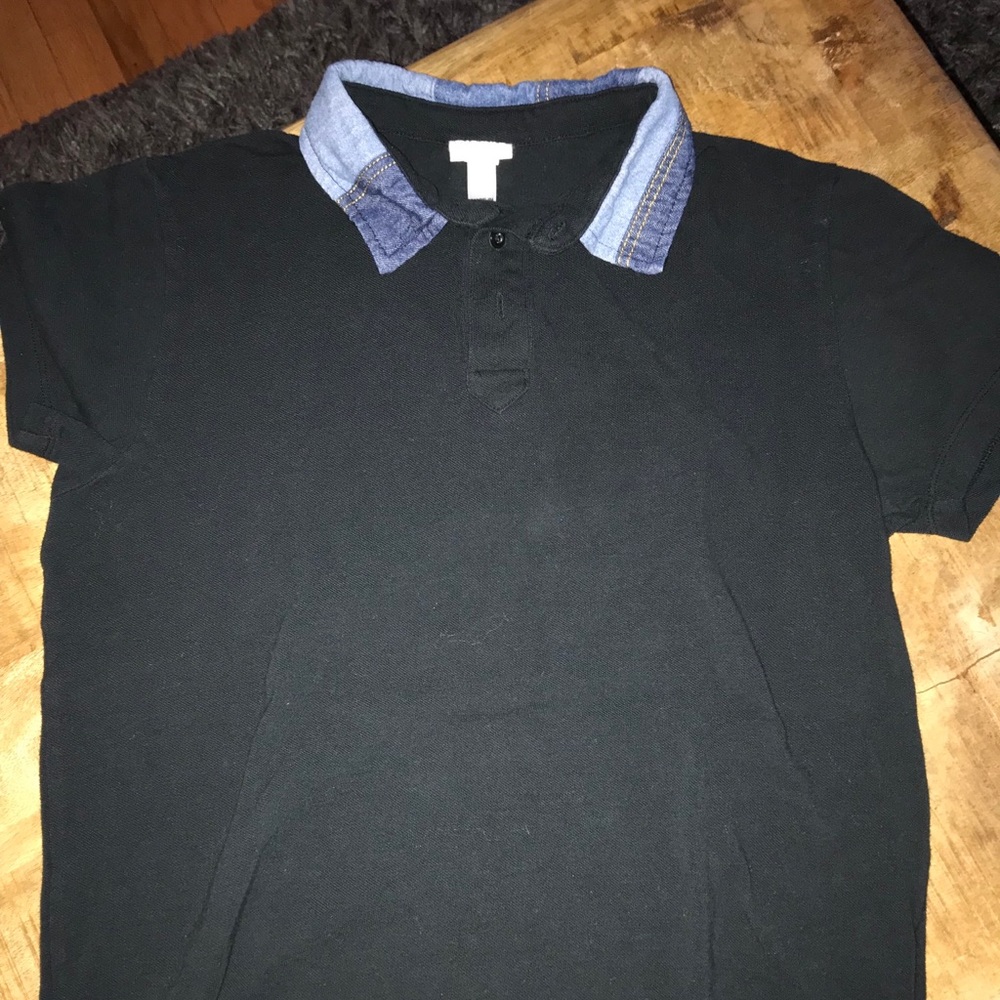 Diesel boys Polo size 14 black.